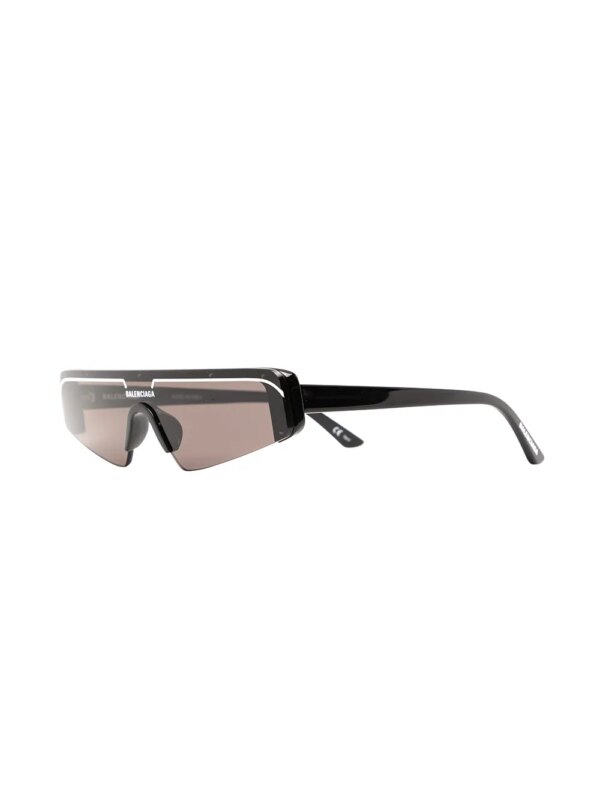 Balenciaga Eyewear Zonnebril met masker montuur - Zwart