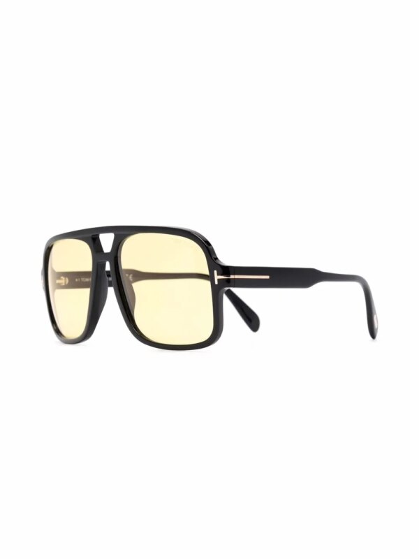 TOM FORD Eyewear Zonnebril met piloten montuur - Zwart