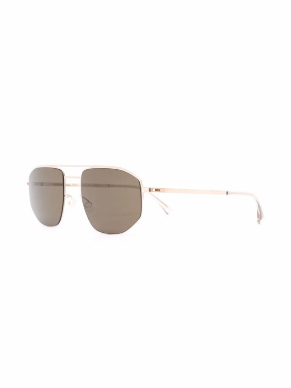 MYKITA+MAISON MARGIELA Zonnebril met piloten montuur - Goud
