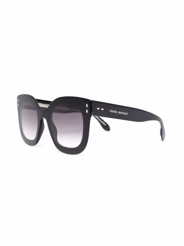 Isabel Marant Eyewear Zonnebril met oversized montuur - Zwart