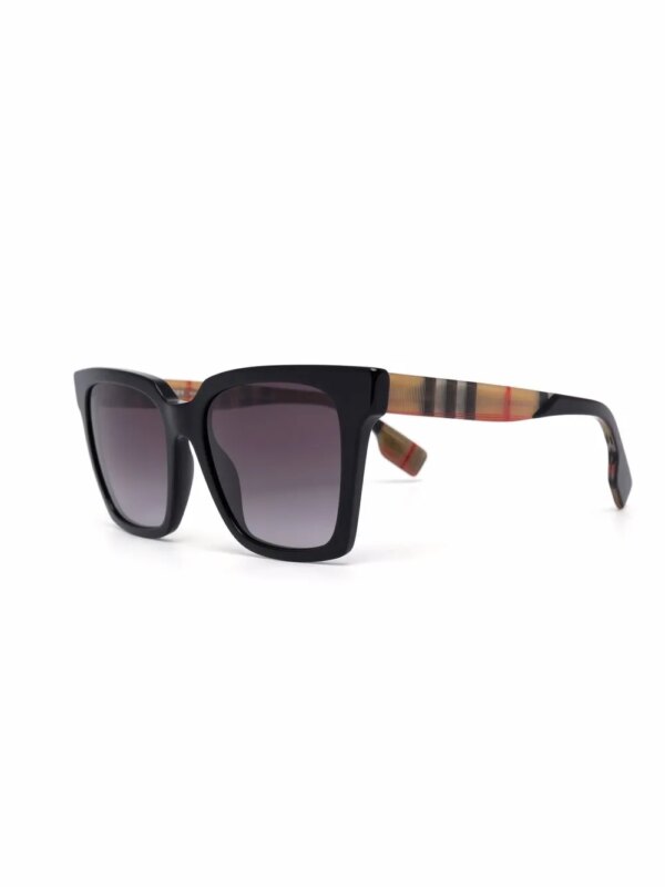 Burberry Eyewear Zonnebril met vierkant montuur - Zwart