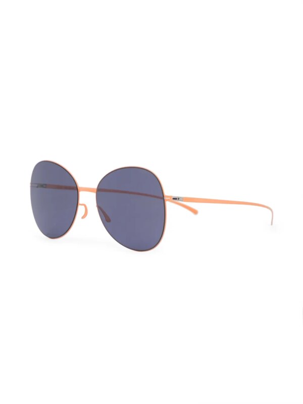 Mykita Esse zonnebril met piloten montuur - Blauw
