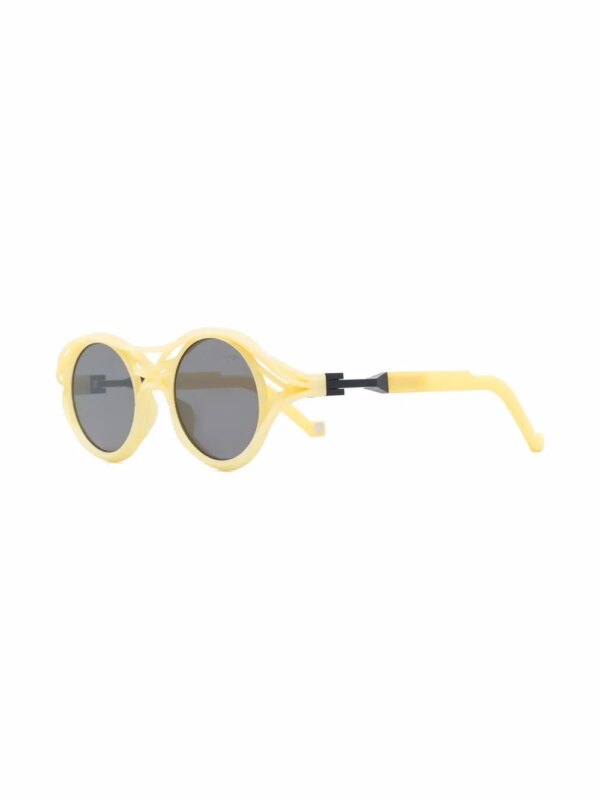 VAVA Eyewear CL0015 zonnebril met rond montuur - Geel