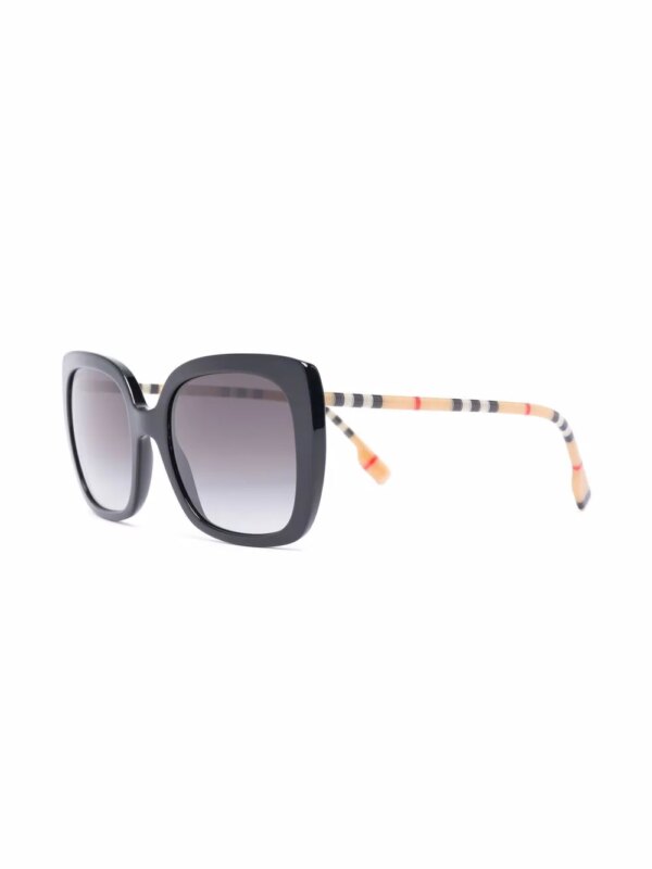 Burberry Eyewear Zonnebril met vierkant montuur - Zwart