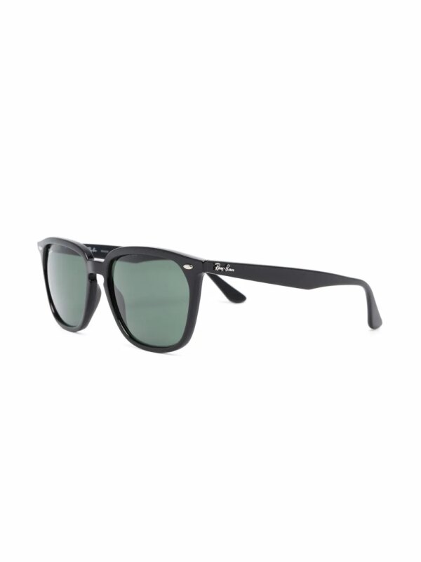 Ray-Ban Wayfarer zonnebril met vierkant montuur - Zwart