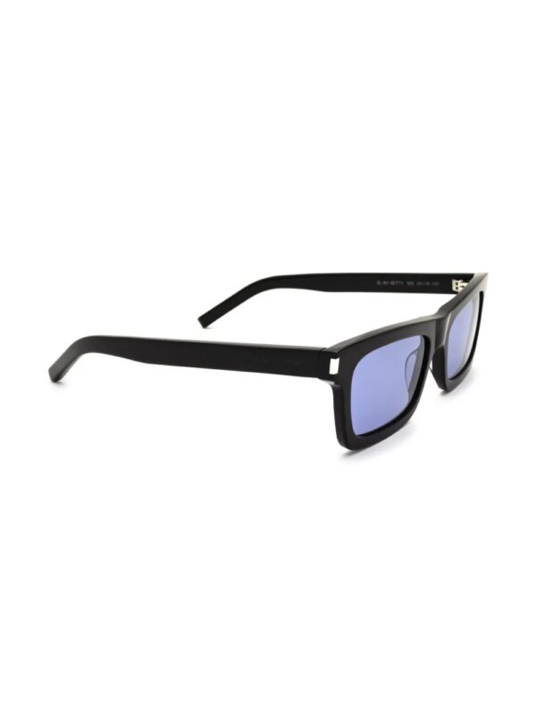 Saint Laurent Eyewear Zonnebril met vierkant montuur - Zwart