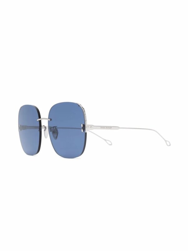 Isabel Marant Eyewear Zonnebril met oversized montuur - Zilver