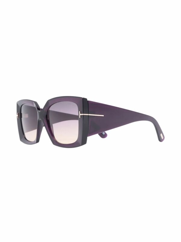TOM FORD Eyewear Zonnebril met oversized montuur - Paars