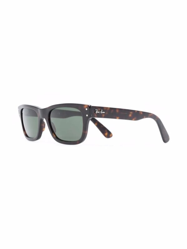 Ray-Ban Mr Burbank zonnebril met rechthoekig montuur - Zwart