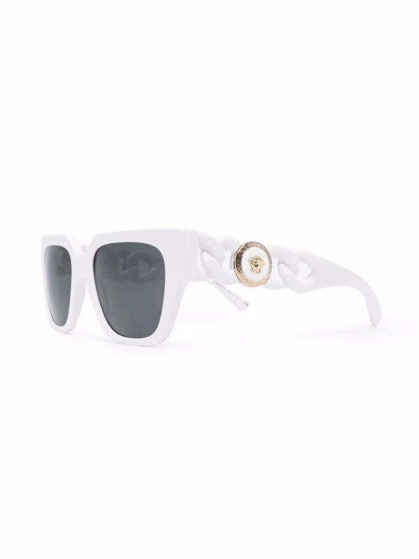 Versace Eyewear Zonnebril met ketting - Wit