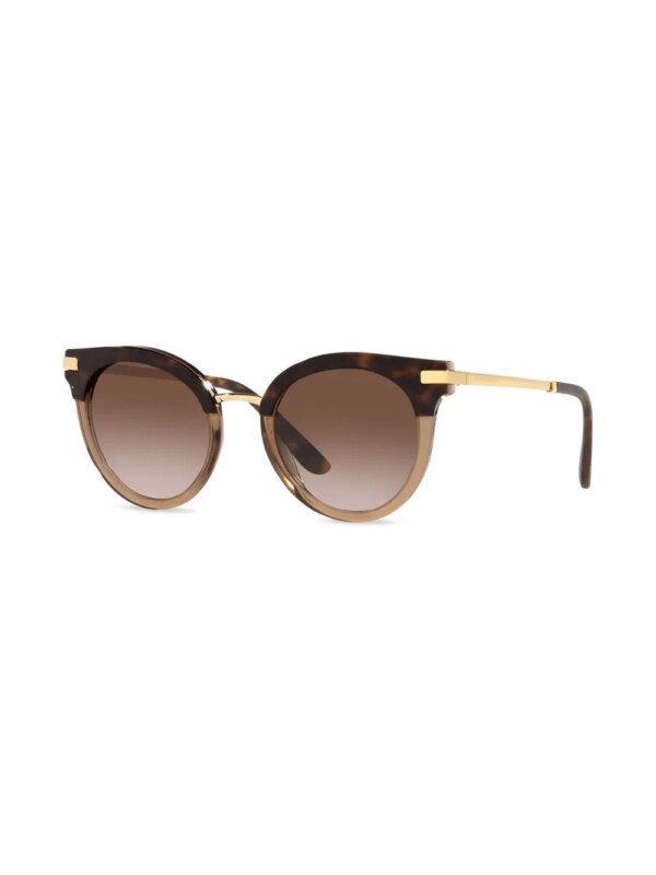Dolce & Gabbana Eyewear Zonnebril met cat-eye montuur - Bruin