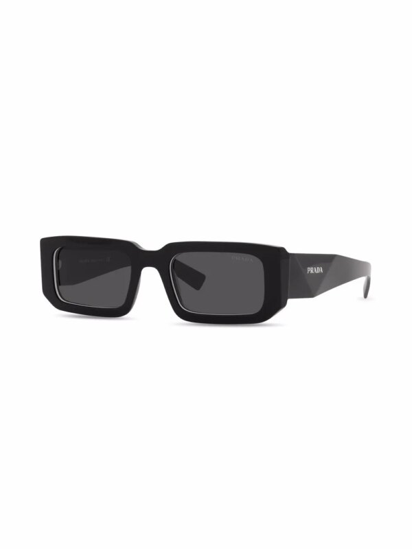 Prada Eyewear PR 06YS zonnebril met rechthoekig montuur - Zwart