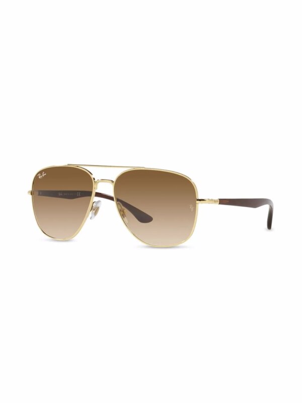 Ray-Ban RB3683 zonnebril met piloten montuur - Goud