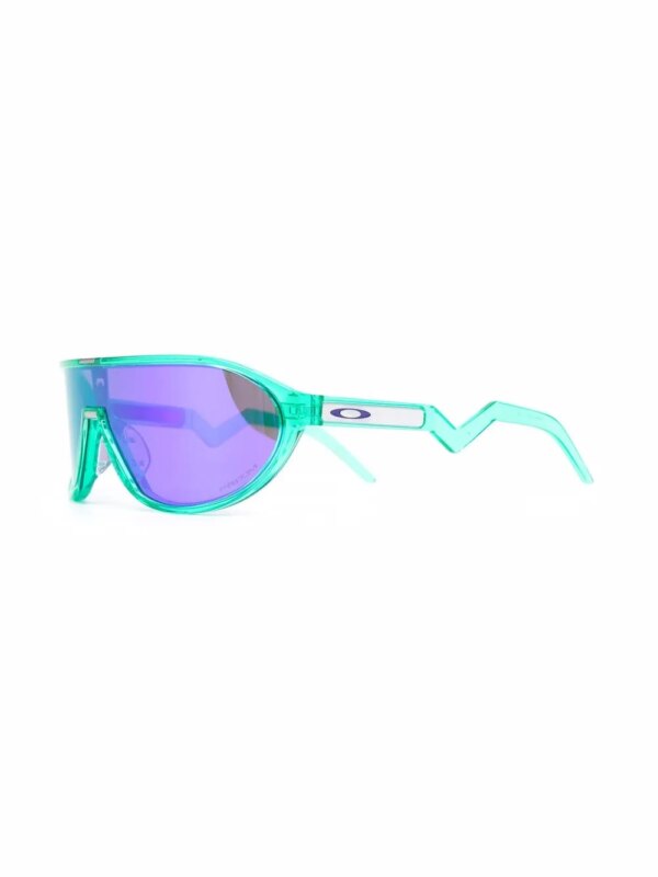Oakley Zonnebril met goggle-stijl - Groen
