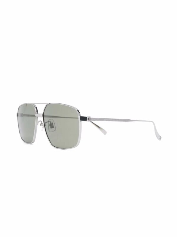 Dunhill Zonnebril met piloten montuur - Zilver