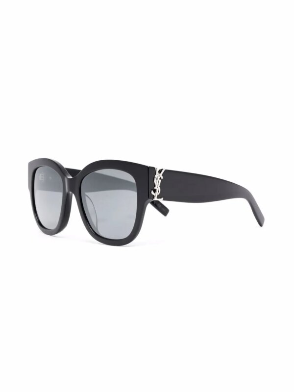 Saint Laurent Eyewear Zonnebril met cat-eye montuur - Zwart