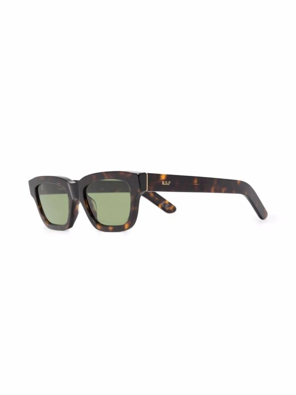 Retrosuperfuture Zonnebril met schildpadschild design - Bruin