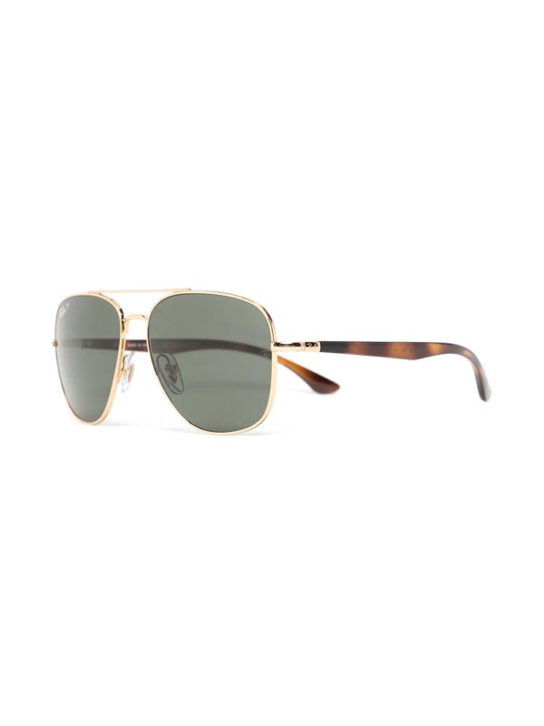 Ray-Ban 0RB3683 zonnebril met piloten montuur - Zwart