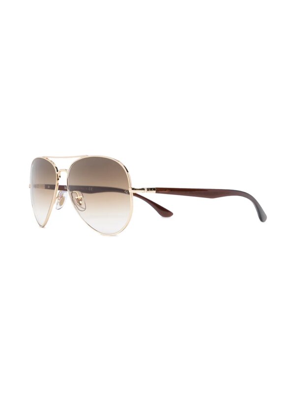 Ray-Ban RB3675 zonnebril met piloten montuur - Bruin