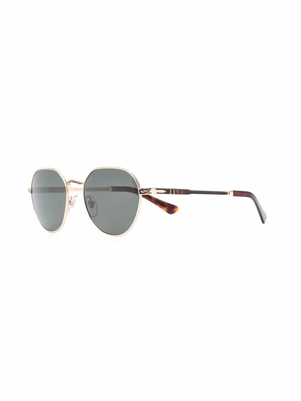 Persol Zonnebril met rond montuur - Goud