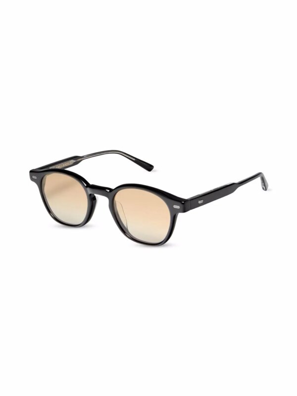 Gentle Monster Eddy A 01 zonnebril met rond montuur - Zwart