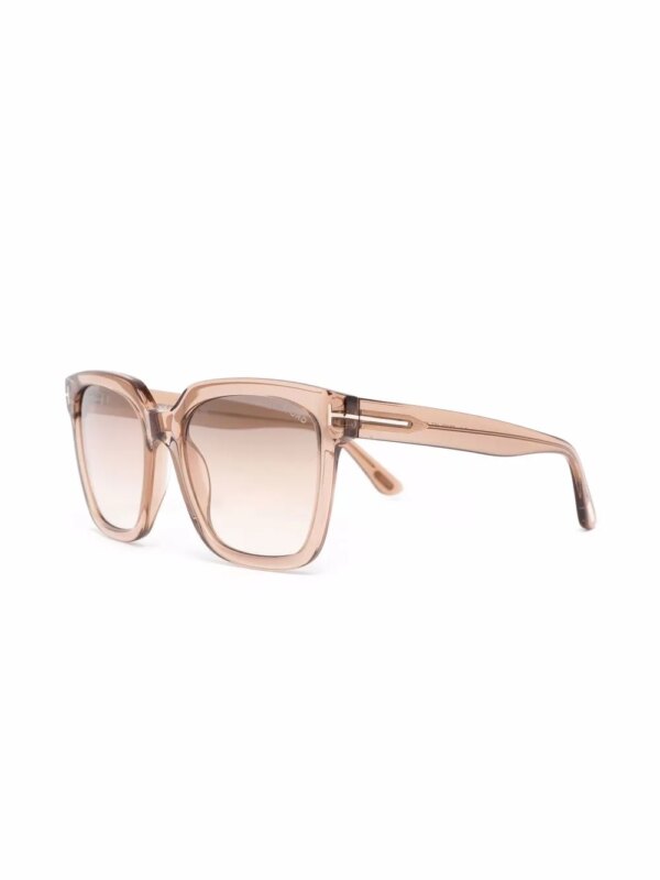 TOM FORD Eyewear Selby zonnebril met vierkant montuur - Bruin