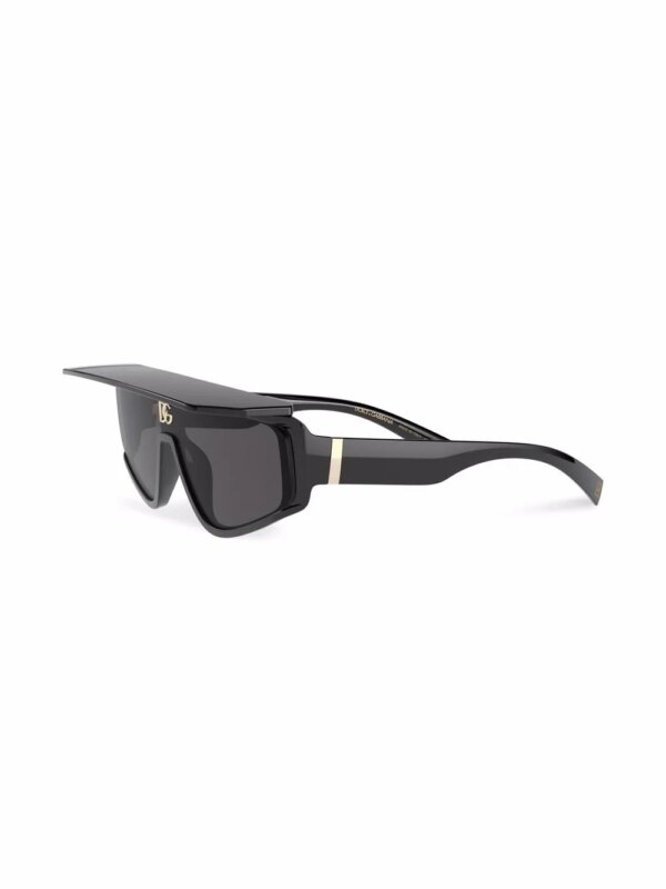 Dolce & Gabbana Eyewear DG zonnebril met gekruiste montuur - Zwart