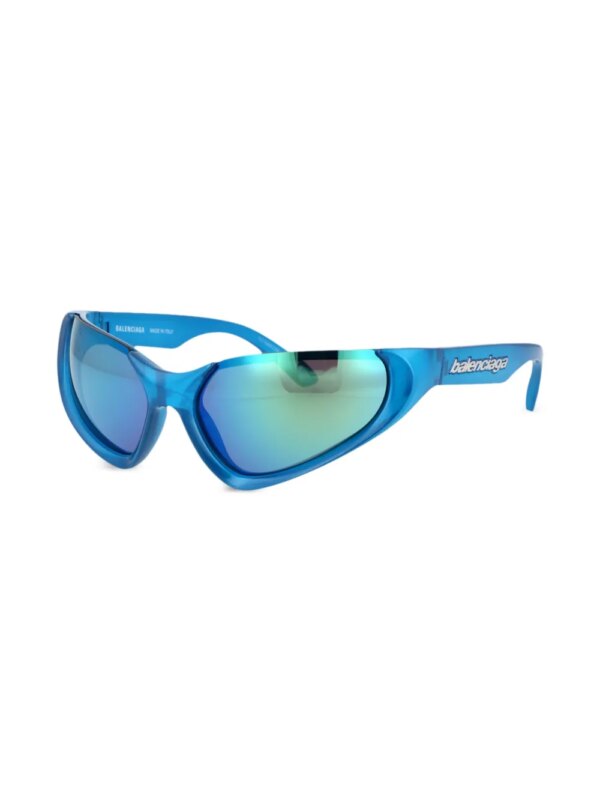 Balenciaga Eyewear Xpander zonnebril met cat-eye montuur - Blauw