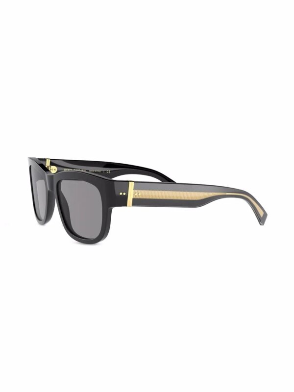 Dolce & Gabbana Eyewear Zonnebril met vierkant montuur - Zwart