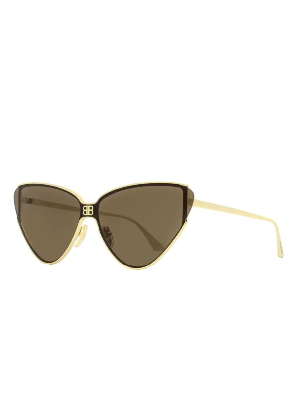 Balenciaga Eyewear BB0191S zonnebril met cat-eye montuur - Goud