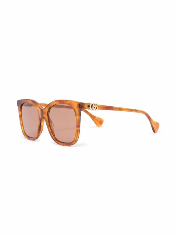 Gucci Eyewear GG zonnebril met cat-eye montuur - Bruin