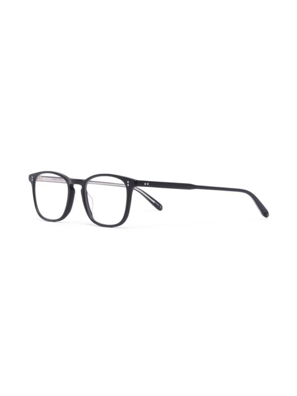 Garrett Leight Zonnebril met vierkant montuur - Zwart