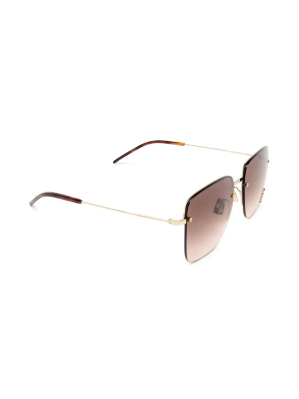 Saint Laurent Eyewear SL 312 zonnebril met logo - Goud