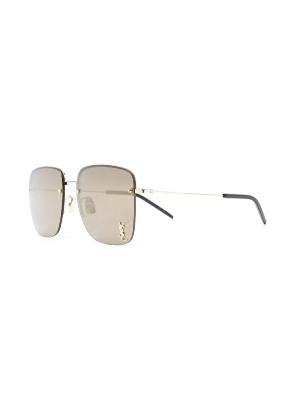 Saint Laurent Eyewear SL312M zonnebril met monogram - Zwart