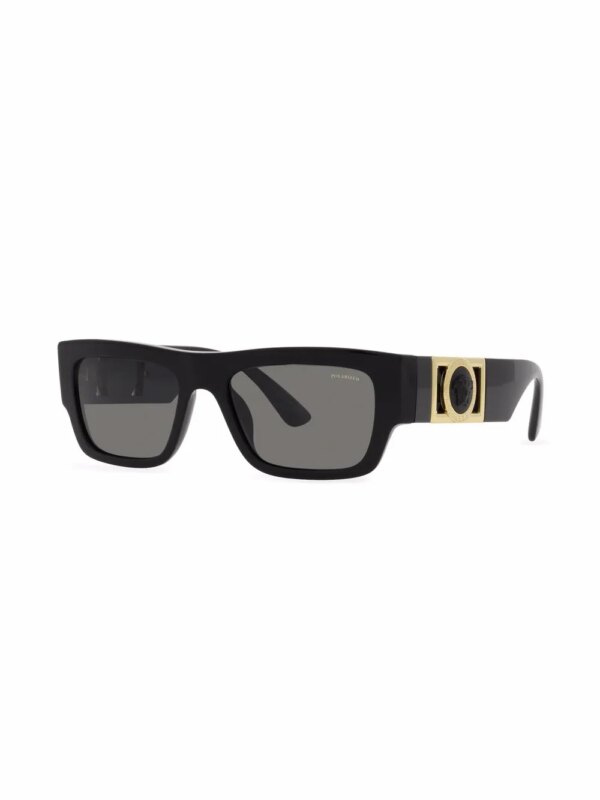 Versace Eyewear Zonnebril met vierkant montuur - Zwart