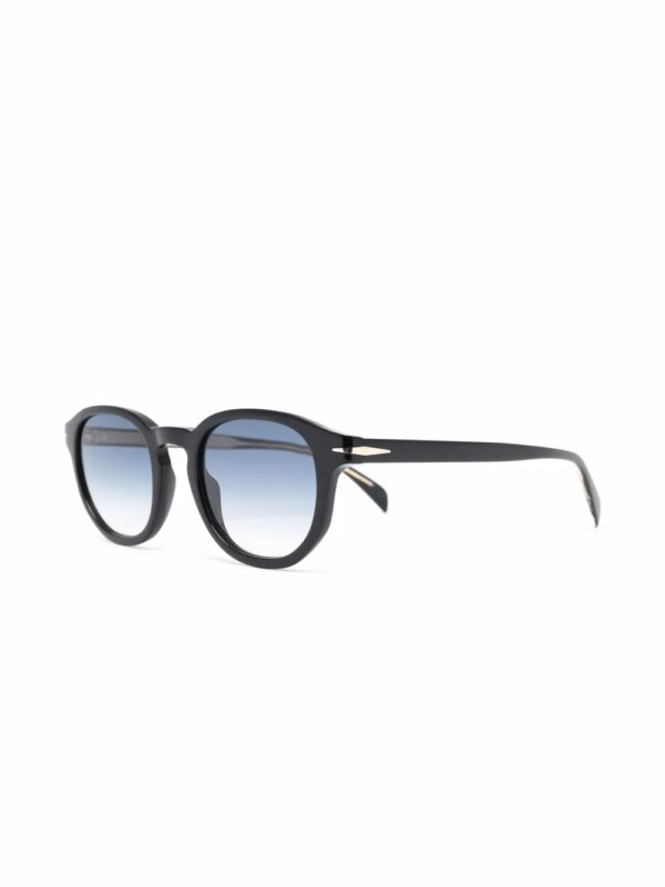 Eyewear by David Beckham Zonnebril met rond montuur - Zwart