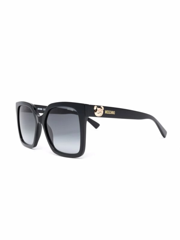Moschino Eyewear Zonnebril met oversized montuur - Zwart