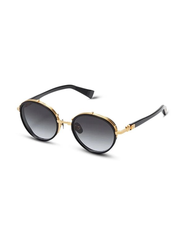 Balmain Eyewear Zonnebril met rond montuur - Zwart
