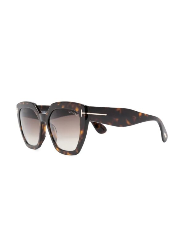 TOM FORD Eyewear Phoebe cat-eye zonnebril - Bruin