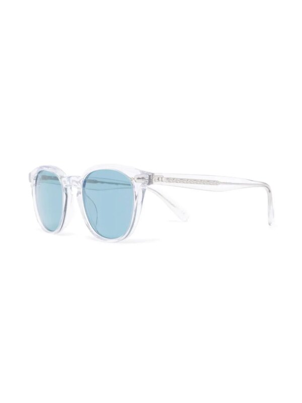 Oliver Peoples Desmon zonnebril met wayfarer montuur - Wit