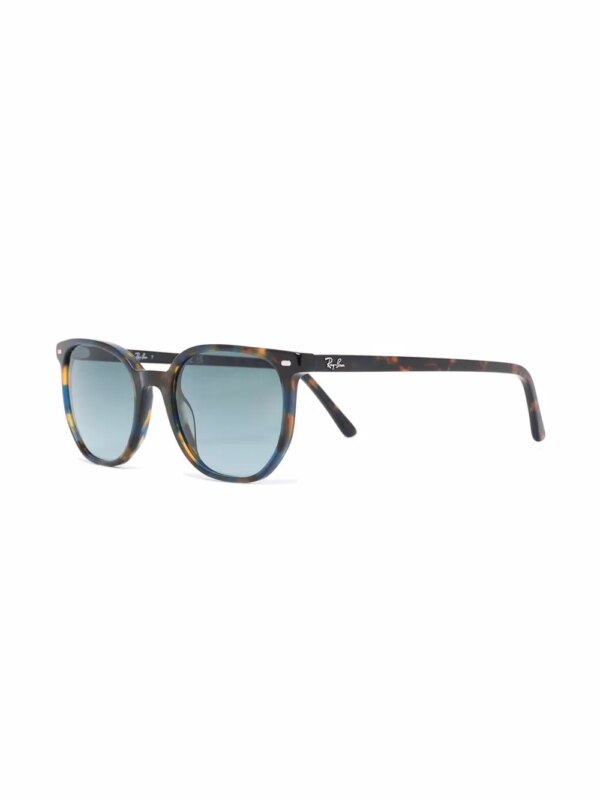 Ray-Ban Zonnebril met rond montuur - Blauw