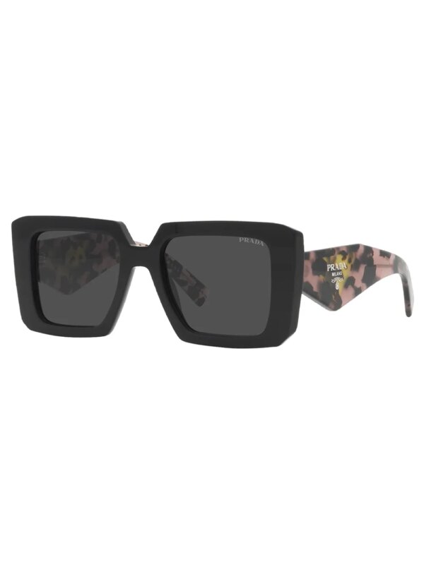 Prada Eyewear Zonnebril met oversized montuur - Zwart
