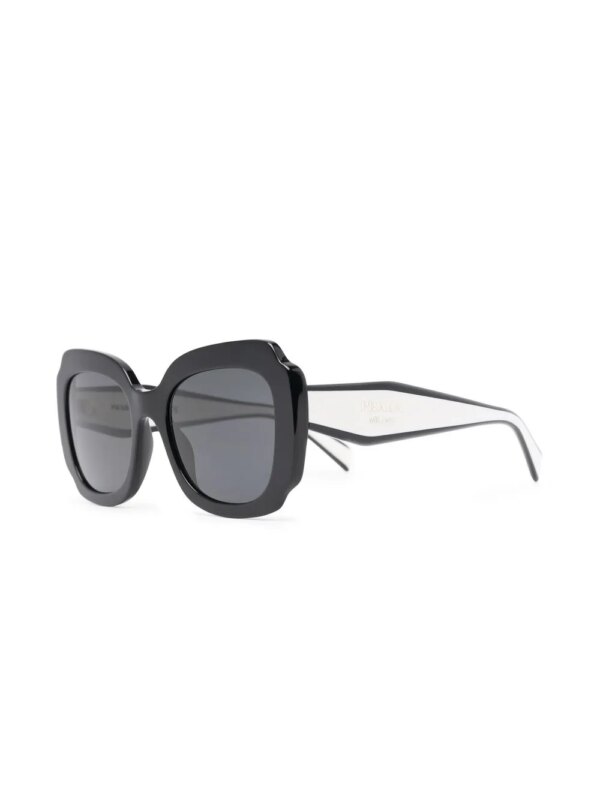 Prada Eyewear Zonnebril met oversized montuur - Zwart