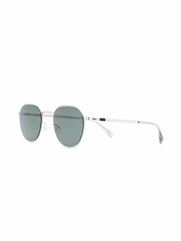 Mykita Zonnebril met rond montuur - Zilver
