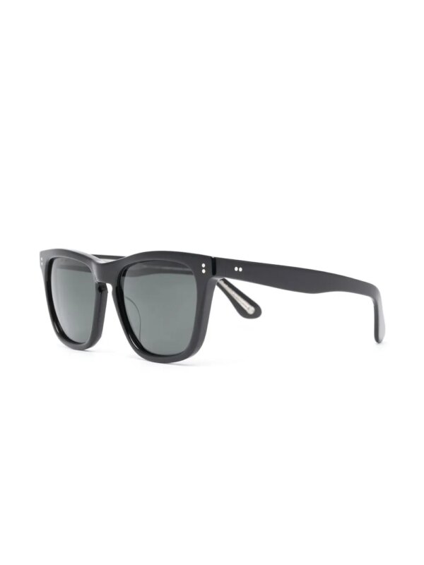 Oliver Peoples Zonnebril met vierkant montuur - Zwart