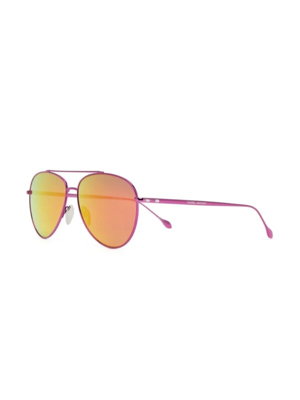 Isabel Marant Eyewear Zonnebril met piloten montuur - Roze