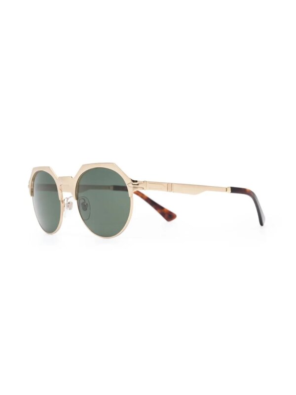 Persol Zonnebril met rond montuur - Goud