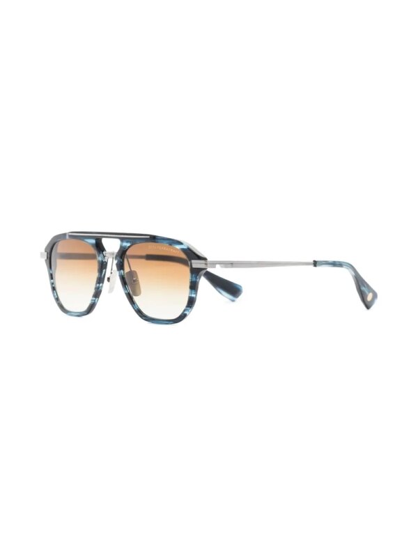 Dita Eyewear Zonnebril met piloten montuur - Blauw