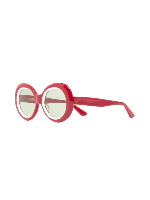 Undercover Effector zonnebril met oversized montuur - Rood