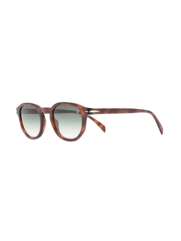 Eyewear by David Beckham Zonnebril met rond montuur - Bruin